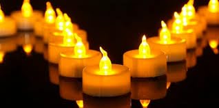 LED Candle Tealight Diya for Home Decor & Diwali (1 BOX 24 PIECE )