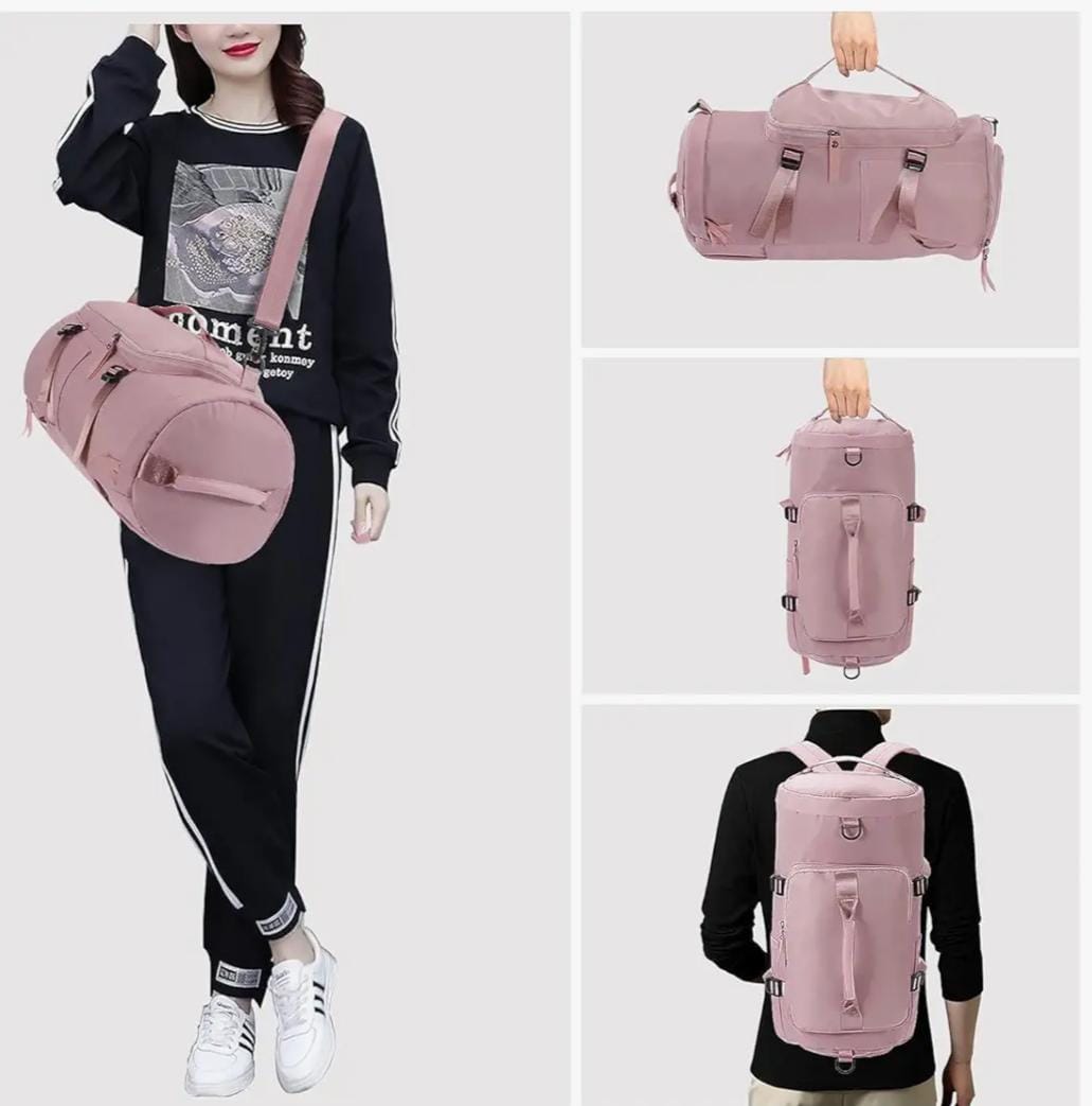 2 in 1 Travel Duffle Bag with Shoe Compartment | Multiple Compartment Duffel Bag | Duffel Bag for Men | Women Luggage Bag |